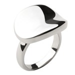 Stainless Steel Hi-polish Oval Ring - INOX Stainless Steel Hi-polish Oval Ring - INOX